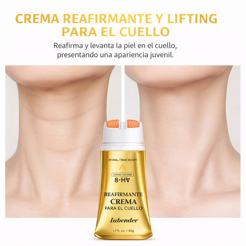 Crema para el cuello reafirmante no pegajosa hidrata profundamente, suaviza y refina la piel con una crema para el cuello de textura ligera.