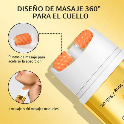 Reafirma tu cuello y reduce arrugas desde casa+ 🎁 Cepillo linfático GRATIS