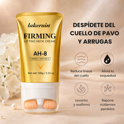 Crema para el cuello reafirmante no pegajosa hidrata profundamente, suaviza y refina la piel con una crema para el cuello de textura ligera.